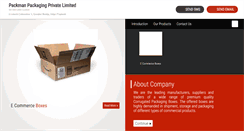 Desktop Screenshot of packmanpackaging.com